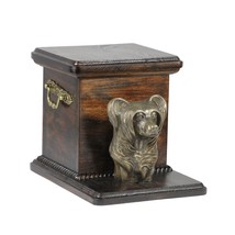 Urn for dog’s ashes with a standing statue -Chinese Crested Dog, ART-DOG - £161.46 GBP