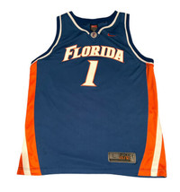 Florida Gators UF Nike Elite NCAA Basketball Black Blue Mens #1 Jersey YOUTH L - £21.24 GBP