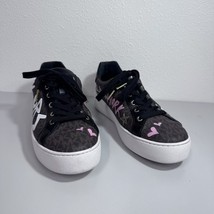 Michael Kors NYC Painted Poppy Lace Up Sneakers Chunky Women&#39;s Sz 10M Rare - $130.98 CAD
