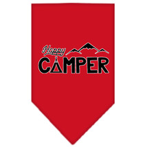 Happy Camper Screen Print Bandana Red Small - £9.11 GBP