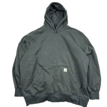 Carhartt TS0615 Moss Green Rain Defender Loose Fit Pullover Hoodie Size XXL - $37.57