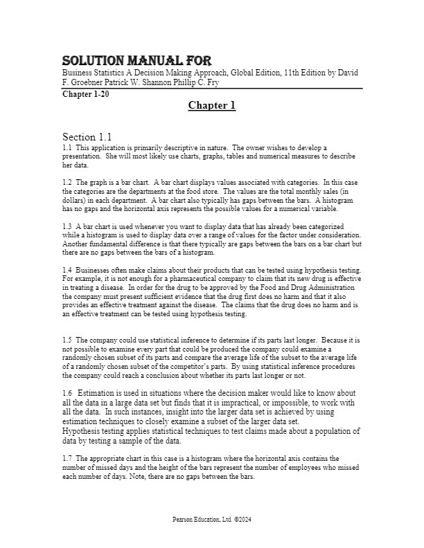 Solution Manual For E-commerce 2023–2024 business. technology. society.,... - $17.20