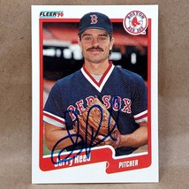 1990 Fleer Update #76 Jerry Reed SIGNED Autograph Boston Red Sox Card - $1.95