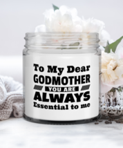 Funny Candle For Godmother - To My Dear You Are Always Essential To Me - 9 oz  - £15.94 GBP
