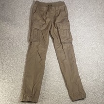 Gap Kids Khaki Cargo Jogger Pants Elastic Waist Size XXL 13-14 - £11.93 GBP