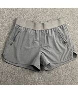 Gramicci Shorts Women&#39;s Medium Gray Pull On Athletic Elastic Waist Polye... - $48.84 CAD