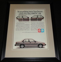 1985 Dodge Plymouth Colt Framed 11x14 ORIGINAL Vintage Advertisement - $34.64