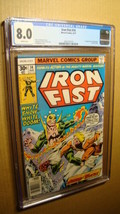 Iron Fist 14 *Cgc 8.0 White Pages* 1ST Sabretooth Classic Marvel 1977 JS65 - £450.72 GBP