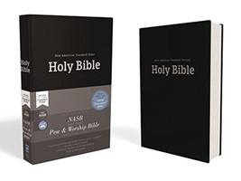 NASB, Pew and Worship Bible, Hardcover, Black, 1995 Text, Comfort Print ... - £19.54 GBP