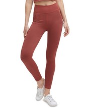 Calvin Klein Womens Performance Active Ribbed Leggings Color Clay Size M... - $68.81