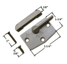 Pella Sash Lock Keeper &amp; Screws 3 Hole Double Hung Window - Designer - C... - $34.95