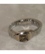 ROVEN DINO LADIES BASE METAL BLACK FACE SWISS MADE WATCH SAVOY new - $106.72