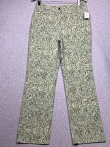 Charter Club Chico Pants Womens Size 8 Paisley Cotton Stretch Laura Fit ... - £28.68 GBP