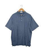 Peter Millar Polo Shirt Mens 2XL Blue Summer Comfort Performance Golf St... - $638.68 MXN