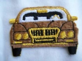 Gorgeous Embroidery Iron On Applique Brown Black Gold Automobile For A Car Lover - £10.17 GBP