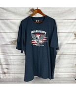 Bass Pro Shops Men&#39;s 3XL Blue T-Shirt Land of the Free American Traditio... - £8.64 GBP