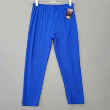 Leggings Depot Women Size S Capri Blue Royal Stretch Trendy Athleisurewear Pants - £7.80 GBP