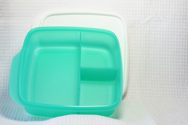 Tupperware Lunch-it (New) LUNCH-IT - 1 1/3 C & Two 1/3 C COMPARTMENTS-SHEER Pure - $14.46