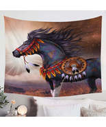 Wind Walker Attractive Native American Horse Tapestry - $29.90+