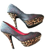 JUST FABULOUS ~BELAIRA ~ Size 10 ~ 5.25&quot; Heel ~ 1.5&quot; Platform~ Leopard S... - $56.13 CAD