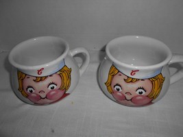 Vintage 1998 Campbell's Soup mugs cup Kids Collectible Bowl Houston Harvest - $19.99