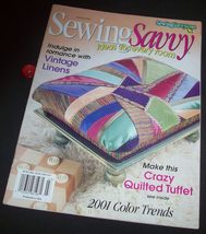 Sewing Savvy, March 2001 - £3.96 GBP