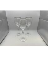 Set of 3 Waterford Marquis Crystal ALLEGRA PLATINUM White Wine Glasses - $119.99