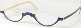 Vintage Munic Eyewear 210 170 Blue Rare Eyeglasses Glasses 41-27-147mm Germany - $59.40