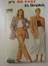 Simplicity 7226 Misses Coordinates Sewing Pattern Size 8-20 Uncut - $7.91