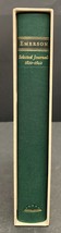 Ralph Waldo Emerson: Selected Journals 1820-1842 (LOA #201) (2010, HC SC) 1st Pr - £31.45 GBP