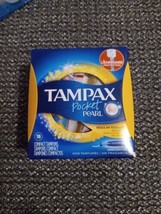 Tampax Pocket Pearl Unscented 18 Ct.(ZZ66) - £9.42 GBP