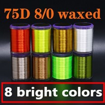  8spools set 75d high tensile fly tying thread with standard bobbin 320yds spool hybrid thumb200