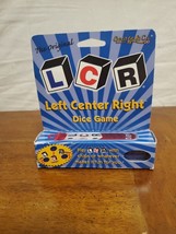 LCR Game Original Left, Center Or Right Dice Game George &amp; Company Red C... - $8.95