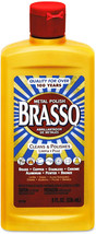BRASSO Metal Polish Cleaner brass copper stainless chrome aluminum pewte... - $450.44 MXN