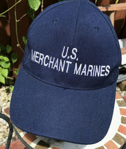 USMM Merchant Marines Strapback Hat Cap United States USA Military Milit... - £14.70 GBP