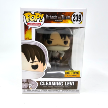 Funko Pop Attack on Titan Cleaning Levi #239 Hot Topic Exclusive With Pr... - £30.77 GBP