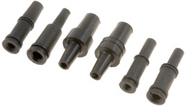 Hard Nylon Vacuum Line Rubber Connector Assortment 6-pcs STRAIGHT - £5.89 GBP