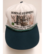 John Deere Hat Rosenau Equipment Carrington North Dakota Snapback - £11.16 GBP