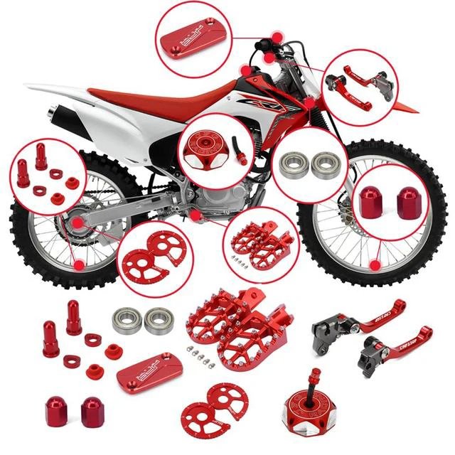 For HONDA CRF230F CRF 230F Motorcycle CNC Foot Pegs Brake Clutch Levers ... - $19.31+