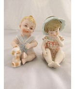 Conta Boehme Bisque Porcelain Small Pair Piano Babies - €15,63 EUR