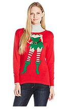 Isabellas Closet Womens Sexy Elf Ugly Christmas Sweater,Size Medium - $469.08 MXN