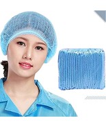 Blue Disposable Stretchable Bouffant caps for Surgical,Cooking 100 &amp; Hom... - £17.82 GBP