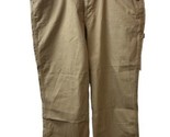 Schmidt Work Wear Mens 46 x 30 Brown Duck Canvas Carpenter Workman Pants - $15.50