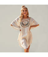 Off-Shoulder Hollow Loose Tassel Bikini With Ins Wind And Beach Blouse - £16.61 GBP+