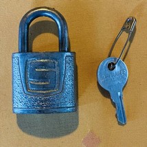 Vintage Slaymaker Padlock With Single Key Made In USA With Single Key - $10.84