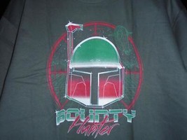 Tee Fury Star Wars Xlarge &quot;Bounty Hunter 80s&quot; Boba Fett Parody Shirt Charcoal - £11.98 GBP