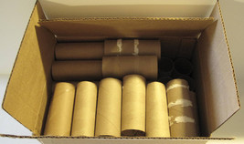 Empty Toilet Paper Rolls Tube Cardboard Kids Crafts Art Supplies Qty 47 - £5.72 GBP