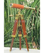 NauticalMart Brass Small Table Top Tripod Telescope