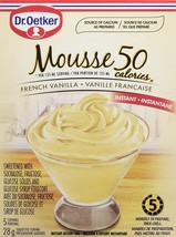 3 Boxes of Dr Oetker Instant Mousse Light French Vanilla 28g Each -Free Shipping - $27.09