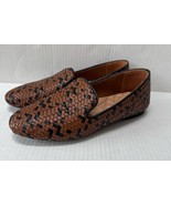 Birdies Donqun Starling Woven Flat Brown Black Womens Size 8.5 - $63.58 CAD